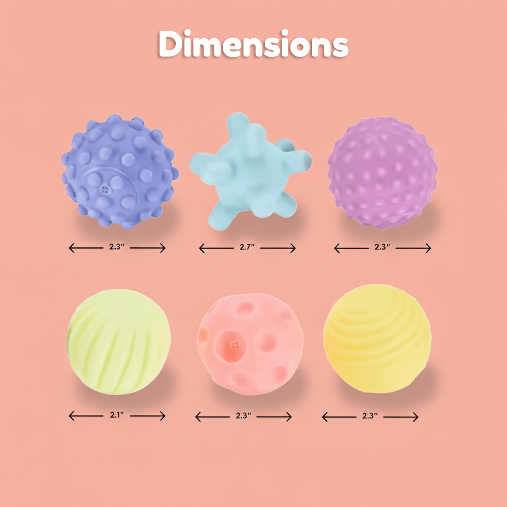 Textured Sensory Balls™ | Baby Sensory Toys for Fine Motor Skills & Tactile Development