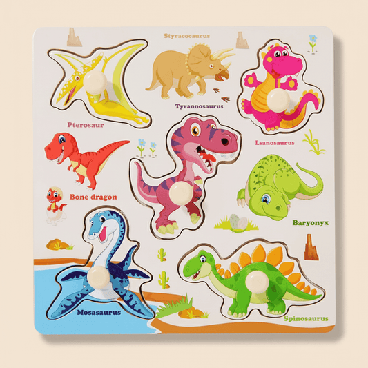 Montessori Shape Match Puzzle™ – Wooden Pattern & Cognitive Matching Toy for Toddlers