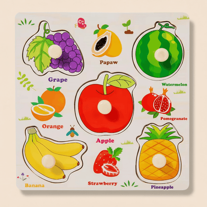 Montessori Shape Match Puzzle™ – Wooden Pattern & Cognitive Matching Toy for Toddlers