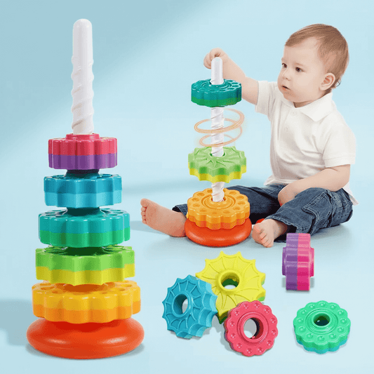 Spin & Stack™ | Montessori Twist & Stack Learning Tower