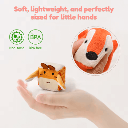 AnimalHouse™ Soft Sensory Baby Play House | Plush Animal Activity Toy